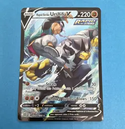 Rapid Strike Urshifu V TG20/TG30 Swsh09 TG Holo Ultra Rare - Image 1
