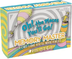 AQUARIUS Oh, The Places You'll Go! Memory Master Card Game - Fun Family... - Image 1