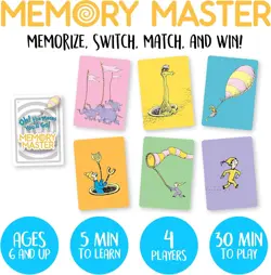 AQUARIUS Oh, The Places You'll Go! Memory Master Card Game - Fun Family... - Image 2