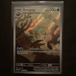 Omanyte 180/165 | Scarlet & Violet 151 Illustration Rare | English Pokemon NM - Image 1