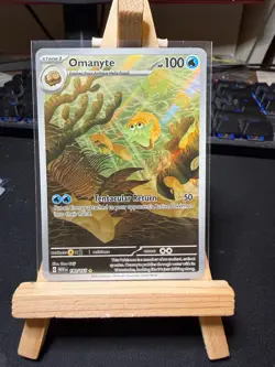 Pokemon TCG Omanyte 180/165 - Illustration Rare - Scarlet & Violet 151 - NM - Image 1
