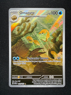 Pokemon TCG Omanyte 180/165 - Illustration Rare - Scarlet & Violet 151 - NM - Image 2