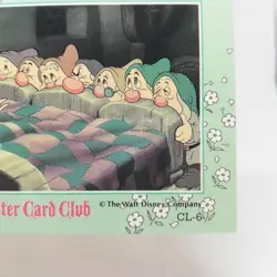 CL-6 Snow White and the Seven Dwarfs Disney Character Card Club AMADA JAPAN - Image 5