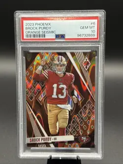 2023 Phoenix Brock Purdy SP-Orange Seismic /99 GEM MINT PSA 10 San Francisco - Image 1