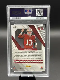 2023 Phoenix Brock Purdy SP-Orange Seismic /99 GEM MINT PSA 10 San Francisco - Image 2