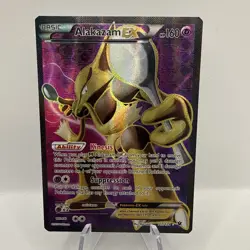 Alakazam EX 117/124 X & Y Fates Collide Ultra Rare Full Art Holo Pokemon Card - Image 1