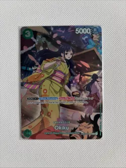 OP01-035 Okiku SP Alt Art 500 Years into the Future One Piece TCG English Card - Image 2