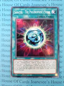 Sabatiel - The Philosopher's Stone DLCS-EN017 Common Yu-Gi-Oh Card New - Image 3