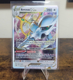 Arceus VSTAR - 123/172 - Pokemon Brilliant Stars Sword Shield METAL Card NM - Image 1