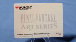 Summon: Bahamut Art Card #37 (NM) Art Series: FINAL FANTASY FIN Magic MTG - Image 2