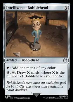 Intelligence Bobblehead NM - Fallout - MTG - Image 1