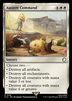 Austere Command NM - Fallout - MTG - Image 1