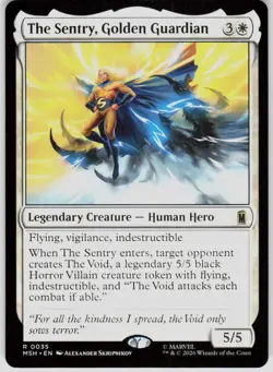 The Sentry Golden Guardian 35 Marvel Super Heroes Magic the Gathering - Image 1