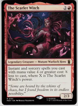 The Scarlet Witch 151 Marvel Super Heroes Magic the Gathering - Image 1