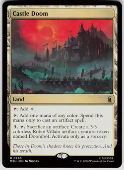 Castle Doom 263 Marvel Super Heroes Magic the Gathering - Image 1