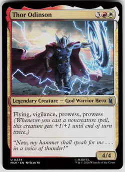 Thor Odinson 234 Marvel Super Heroes Magic the Gathering - Image 1
