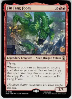 Fin Fang Foom 129 Marvel Super Heroes Magic the Gathering - Image 1