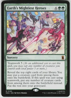 Earth's Mightiest Heroes 165 Marvel Super Heroes Magic the Gathering - Image 1