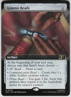 Kimoyo Beads Extended Art 440 Commander: Marvel Super Heroes Magic the Gathering - Image 1