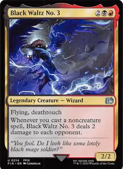 Black Waltz No. 3 214 Final Fantasy Magic the Gathering - Image 1