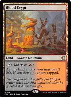 Blood Crypt 262 Lorwyn Eclipsed Magic the Gathering - Image 1