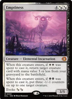 Emptiness 222 Lorwyn Eclipsed Magic the Gathering - Image 1