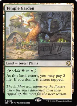 Temple Garden 268 Lorwyn Eclipsed Magic the Gathering - Image 1
