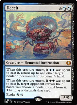 Deceit 212 Lorwyn Eclipsed Magic the Gathering - Image 1