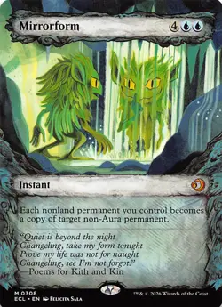 Mirrorform Showcase 308 Lorwyn Eclipsed Magic the Gathering - Image 1