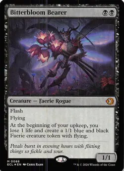 Bitterbloom Bearer Foil 88 Lorwyn Eclipsed Magic the Gathering - Image 1