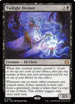 Twilight Diviner 122 Lorwyn Eclipsed Magic the Gathering - Image 1