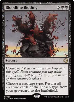 Bloodline Bidding 91 Lorwyn Eclipsed Magic the Gathering - Image 1