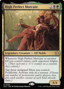 High Perfect Morcant Extended Art 373 Lorwyn Eclipsed Magic the Gathering - Image 1
