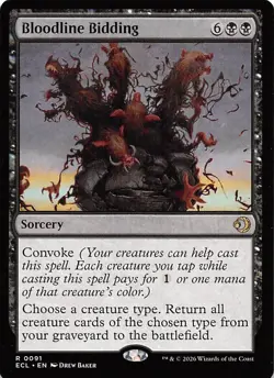 Bloodline Bidding 91 Lorwyn Eclipsed Magic the Gathering - Image 1