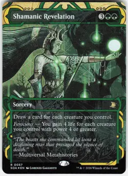 Shamanic Revelation Foil 57 Secrets of Strixhaven Magic the Gathering - Image 1