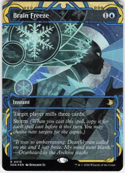Brain Freeze Foil 13 Secrets of Strixhaven: Mystical Archive Magic the Gathering - Image 1