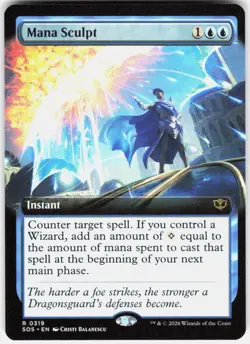 Mana Sculpt Extended Art 319 Secrets of Strixhaven Magic the Gathering - Image 1