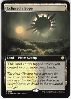 Eclipsed Steppe Extended Art 101 Secrets of Strixhaven Magic the Gathering - Image 1