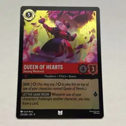 Queen of Hearts 120/204 Disney Lorcana Fabled Uncommon Cold Foil Card NM - Image 1