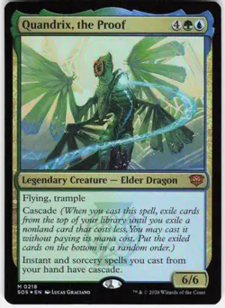 Quandrix the Proof Foil 218 Secrets of Strixhaven Magic the Gathering - Image 1
