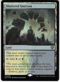 Shattered Sanctum Foil 260 Secrets of Strixhaven Magic the Gathering - Image 1