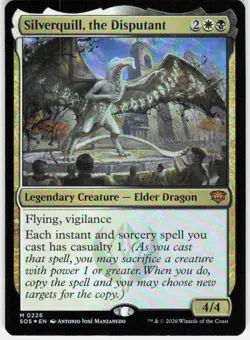Silverquill the Disputant Foil 226 Secrets of Strixhaven Magic the Gathering - Image 1