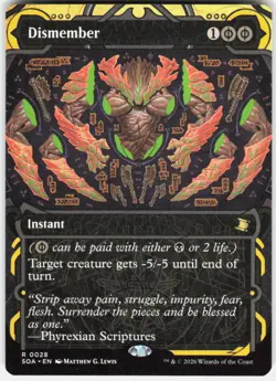 Dismember 28 Secrets of Strixhaven: Mystical Archive Magic the Gathering - Image 1