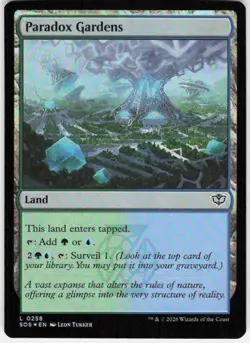 Paradox Gardens Foil 258 Secrets of Strixhaven Magic the Gathering - Image 1