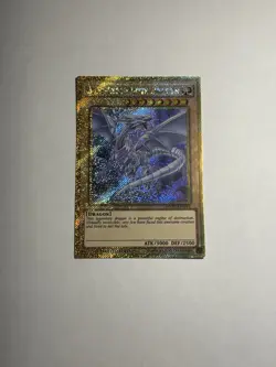 Yugioh Card Gold Blue Eyes White Dragon MVP1-ENGV4 NM - Image 2