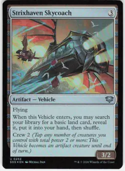 Strixhaven Skycoach Foil 252 Secrets of Strixhaven Magic the Gathering - Image 1