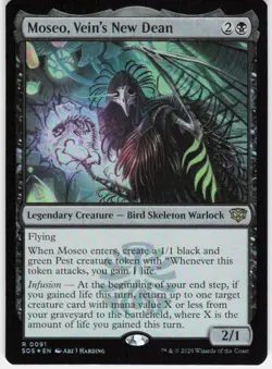 Moseo, Vein's New Dean Foil 91 Secrets of Strixhaven Magic the Gathering - Image 1