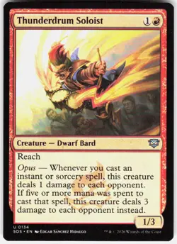 Thunderdrum Soloist 134 Secrets of Strixhaven Magic the Gathering - Image 1