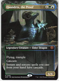 Quandrix, the Proof (Borderless) 286 Secrets of Strixhaven Magic the Gathering - Image 1