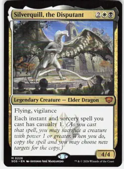 Silverquill the Disputant Borderless 287 Secrets of Strixhaven Magic the Gatheri - Image 1